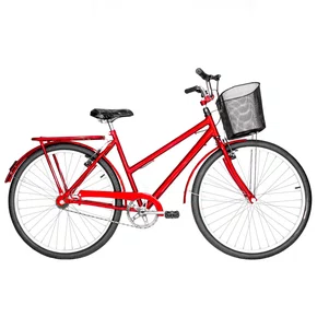 Bicicleta 26 Vermelha Poti Aro Aluminio