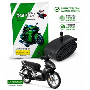 Câmara Moto Aro 16 70/90-16 a 90/90-16 Pandao