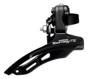 Câmbio Dianteiro Shimano Tourney FD-TZ500 Top Pull 3x6/7/8 Velocidades 31,8mm