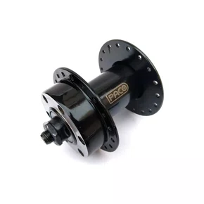 Cubo Dianteiro Paco Freio Disco Bike 36 Furos + Blocagem Aço Preto