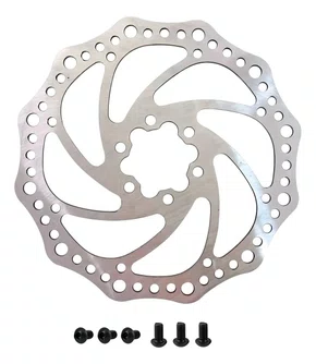 Disco Rotor Absolute 160mm Inox Freio Mec Hidr 6 Furos