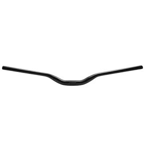 Guidão Voador 31.8x680mm Rise 60mm Aço Bike Grau Preto Fosco
