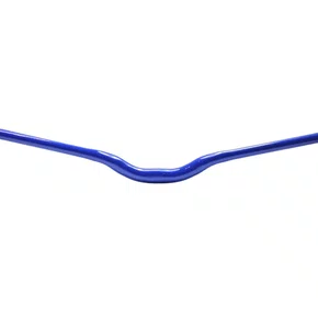 Guidão Voador 31.8x680mm Rise 60mm Aço Bike Grau Azul Brilhante