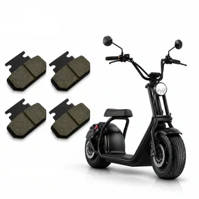2 Pares Pastilha Freio Pequena P/ Bike/Scooter Elétrica
