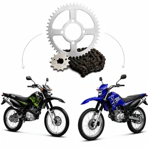 Kit Relação XTZ 125 2002-2016 Pandao Coroa 48 Pinhão 14 428H