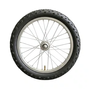 Kit Roda Dianteira Aro 16 Alumínio Polido Pneu+Câmara