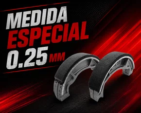 Lona De Freio/Patim De Freio Cg Titan 125 150 160 Medida 0.25