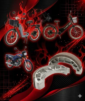 Lona De Freio/Patim De Freio Traseira Bicicleta Eletrica Souza Duos Emaxx Confort