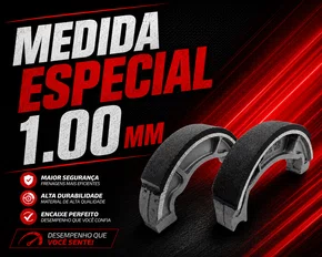 Lona De Freio/Patim Freio Cg Titan 125 150 160 - 1.00mm
