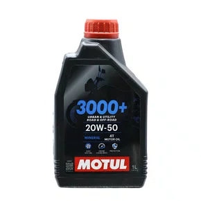 Óleo Motul 3000 PLUS 20W-50 4T - Lubrificante Mineral Premium para Motos