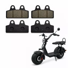 Par Pastilha Freio Grande Para Bike/Scooter Elétrica - 2 pares