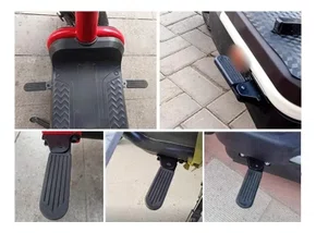 Par De Pedal Retrátil Reforçado Para Scooter Elétrica Universal