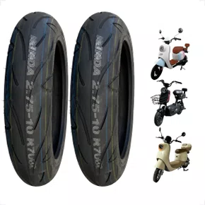 Pneu Moto Eletrica 2.75-10 Scooter 14x2.75
