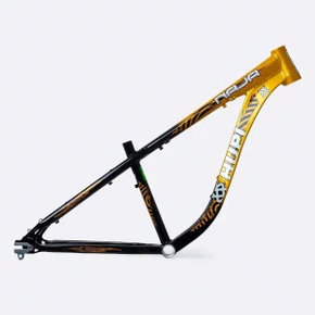 QUADRO A26 MTB ALUM HUPI NAJA V10 PRETO/DOURADO