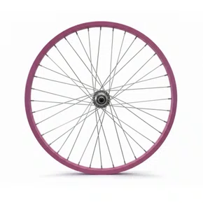 Roda Traseira Aro 20 De Aluminio Rosa Cubo Esferado