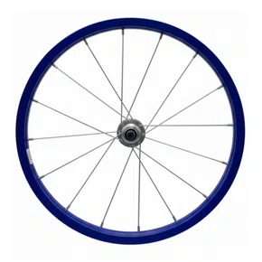 Roda Dianteira Aro 16 De Alumínio Azul Para Bicicleta Infantil