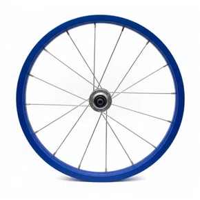Roda Traseira Aro 16 De Aluminio Azul Para Bicicleta Infantil