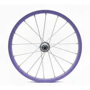 Roda Traseira Aro 16 De Aluminio Lilás Para Bicicleta Infantil