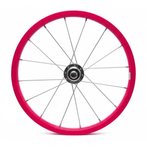Roda Traseira Aro 16 De Aluminio Rosa Neon Para Bicicleta Infantil