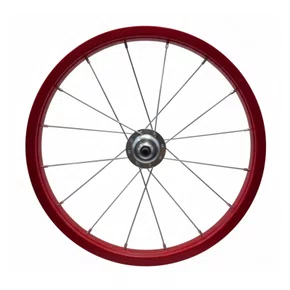 Roda Traseira Aro 16 De Aluminio Vermelha Para Bicicleta Infantil