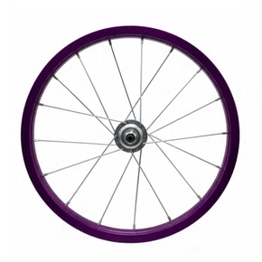 Roda Traseira Aro 16 De Aluminio Violeta Para Bicicleta Infantil
