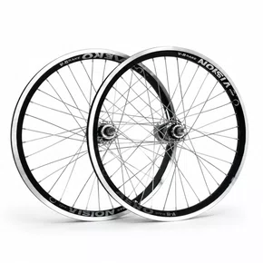 Rodas Dianteira e Traseira Aro 20 Aero Preta