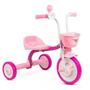 Triciclo You 3 Girl Nathor Infantil: Leveza, Segurança e Diversão em Alumínio (18m+)