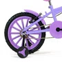 Bicicleta 16 Feminina Lilás Infantil Rodas Nylon Lilás