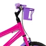 Bicicleta 16 Feminina Pink Infantil Rodas Nylon Lilás