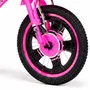 Bicicleta Infantil Moto Cross Aro 16 Rosa Unitoys c/ Rodinhas