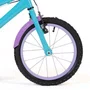 Bicicleta 16 Feminina Azul Claro Infantil Aro Aluminio Lilás