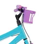Bicicleta 16 Feminina Azul Claro Infantil Aro Aluminio Lilás