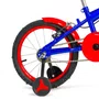 Bicicleta 16 Masculina Azul Infantil Aro Alumínio Vermelho