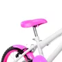 Bicicleta 16 Feminina Branca Infantil Aro Alumínio Pink