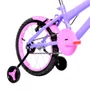 Bicicleta 16 Feminina Lilas Infantil Aro Alumínio Rosa