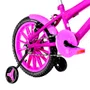 Bicicleta 16 Feminina Pink Infantil Rodas Nylon Pink