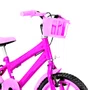 Bicicleta 16 Feminina Pink Infantil Rodas Nylon Rosa