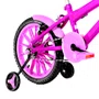 Bicicleta 16 Feminina Pink Infantil Rodas Nylon Rosa