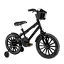 Bicicleta 16 Masculina Preta Infantil Rodas Nylon Preta
