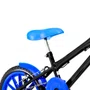 Bicicleta 16 Masculina Preta Infantil Rodas Nylon Azul