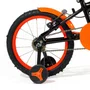 Bicicleta 16 Masculina Preto Infantil Aro Alumínio Laranja