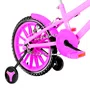 Bicicleta 16 Feminina Rosa Infantil  Rodas Nylon Pink