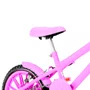 Bicicleta 16 Feminina Rosa Infantil Rodas Nylon Rosa