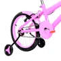 Bicicleta 16 Feminina Rosa Infantil Aro Alumínio Rosa