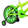 Bicicleta 16 Masculina Verde Claro Infantil Rodas Nylon Verde