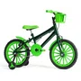 Bicicleta 16 Masculina Verde Escuro Infantil Rodas Nylon Verde
