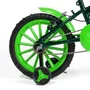 Bicicleta 16 Masculina Verde Escuro Infantil Rodas Nylon Verde