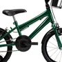 Bicicleta 16 Masculina Verde Escuro Infantil Aro Aluminio Preto