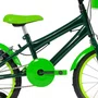 Bicicleta 16 Masculina Verde Escuro Infantil Aro Alumínio Verde