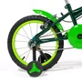 Bicicleta 16 Masculina Verde Escuro Infantil Aro Alumínio Verde